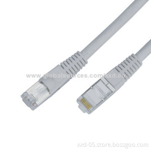 Bare Copper Patch Cord with AL Foil Shield, 0.95 to 1.0mm HDPE Insulation